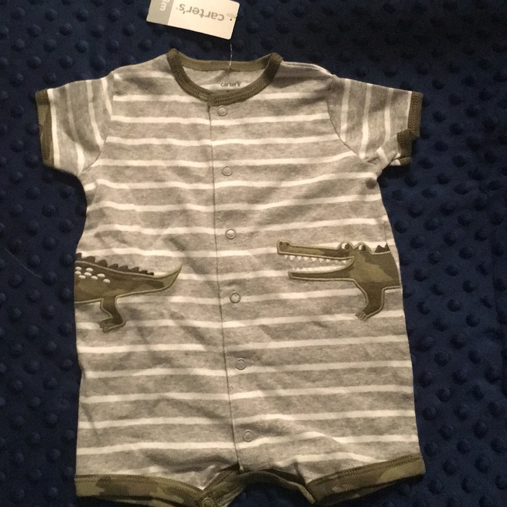 Carter’s alligator romper